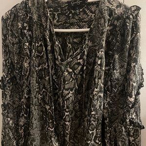 Snake skin shirt